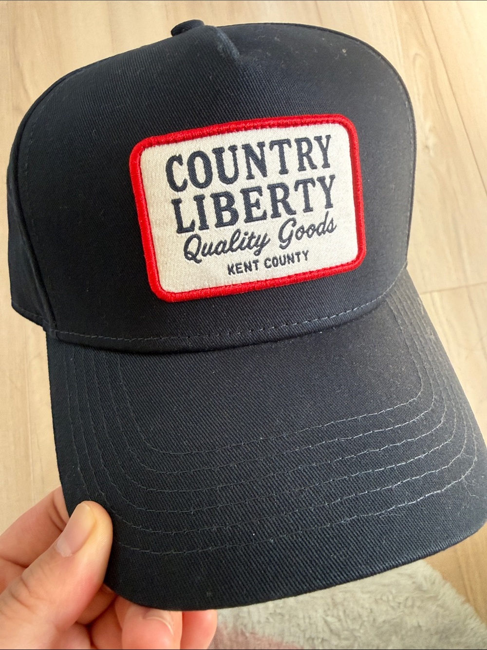 Country Liberty snapback navy hat